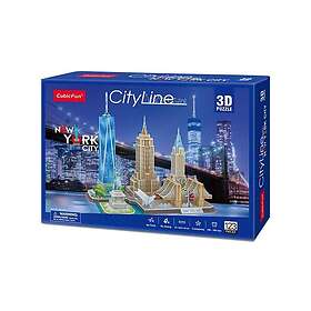 Cubic Fun City Line New York City 3D 123 pcs 3D pusselspel