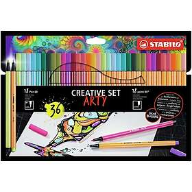 Creative Set Arty 36-pack Point 88 Pen 68 Stabilo