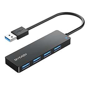 ByEasy USB Hub 4-Port USB 3.0 Hub Ultra Slim Portable USB Splitter