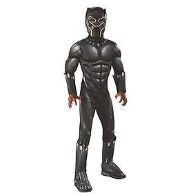 Rubies Rubie's Officiell lyxdräkt Black Panther, Avengers, barnstorlek M, 5–7 år, längd 132 cm