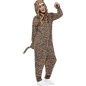 Smiffys vuxen tiger onesie kostym bröststorlek L