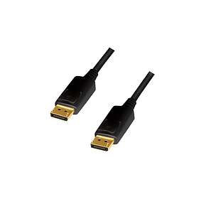 LogiLink CD0100 DisplayPort kabel 1 m Sort