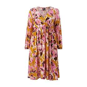 Vero Moda Curve Klänning vmLis LS Calf Dress Wvn Cur