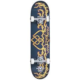 Heart Supply Bam Margera Pro Complete Skateboard (Bamly) Blå 8"