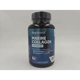 Maxmedix Marine Collagen Advanced Anti Aging- Kosttillskott med Marint Kollagen, Hyaluronsyra & Koenzym Q10 Hydrolyserat kollagen för leder 