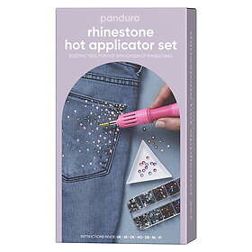 Kit applikator verktyg för att smälta fast rhinestones & strass 3120 pärlor