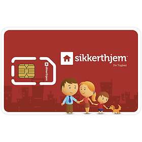 Sikkerthjem SMS-kort 12 mån abonnemang