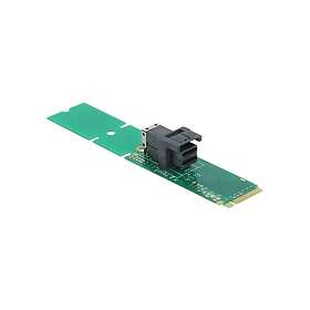 DeLock Adapter M.2 Key M till SFF-8643 NVMe 22110 2280 2260 gränssnittsadapter U.2 NVMe M.2 Card