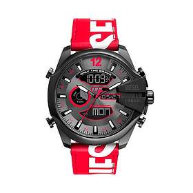 Diesel DZ4647 Men's Mega Chief (51mm) Grey Dial Red Watch