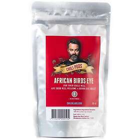 Chili Klaus African Birds Eye Chili Pods 35g