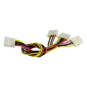 Luxorparts Förgrening 4-pin Molex 3-vägs