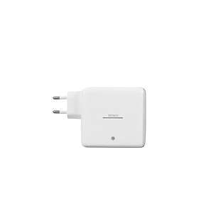 Deltaco USB-C wall charger, built-in power bank, 9600mAh, 2x PB-Q1004