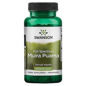 Swanson Full-Spectrum Muira Puama Root, 400mg 90 caps