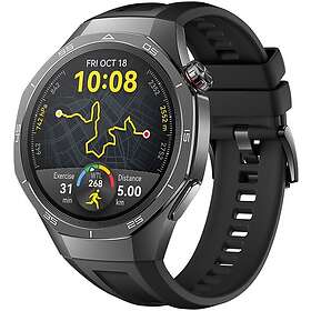 Huawei Watch GT 5 Pro Sports 46mm Black with Black Fluoroelastomer Strap