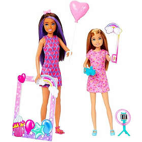 Barbie Celebration Fun Birthday Skipper and Stacie Doll (HKB12)