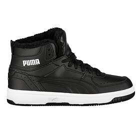 Puma Rebound Joy Fur Jr Black- White