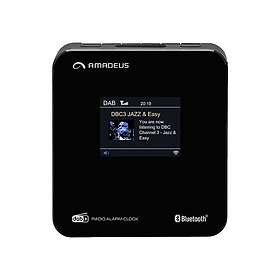 Amadeus Rise FM/DAB+-klockradio med Bluetooth