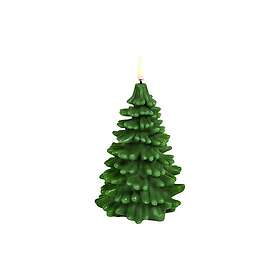 Uyuni Lighting LED Candle Christmas Tree, Olive Green, Smooth, 10x15 cm