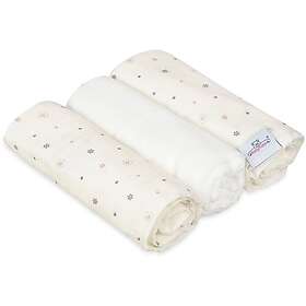 BabyMatex Muslin Design blöja Snow 3 st.