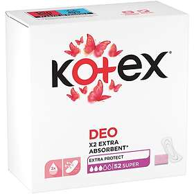 Kotex Super Deo trosskydd 52 st.