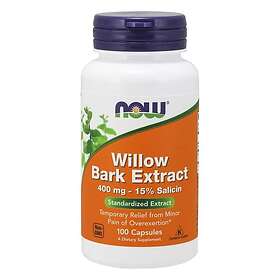 Now Foods Willow Bark Extract, 400mg 100 caps