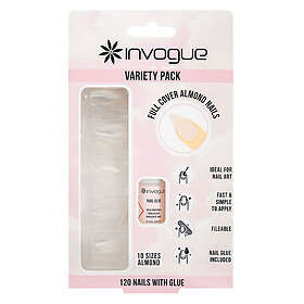 Invogue Full Cover Almond Nails 120 st