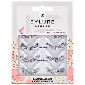 Eylure False Lashes C-Lash Natural's Multipack 4s