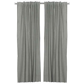 Recycled by Wille Elin Gardinlängder 2-pack Oliv/Beige