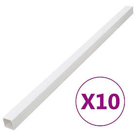 vidaXL Cable channel 33x33 mm 10 m PVC