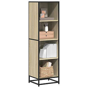 vidaXL Bokhylla sonoma-ek 40x35x139 cm