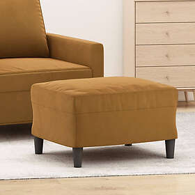 vidaXL Fotpall 60x50x41cm Brun