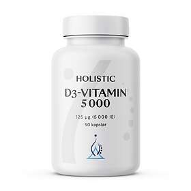 Holistic D3-Vitamin 5000IU 90 Kapslar