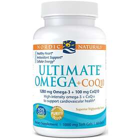 Nordic Naturals Ultimate Omega CoQ10 60 Capsules