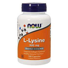 Now Foods L-Lysine 500mg 100 Kapslar