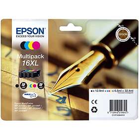 Epson 16XL (Svart/Cyan/Magenta/Gul)