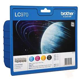 Brother LC970 (Svart/Cyan/Magenta/Gul)