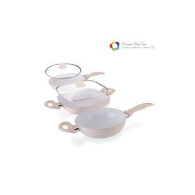 Ceramic Chef Pan Elegance Paistinpannuset 3 osaa