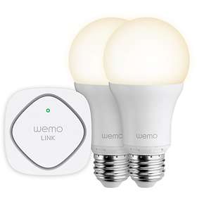 Belkin WeMo LED Lighting Starter Set E27 10W 2-pack (Kan dimmes)