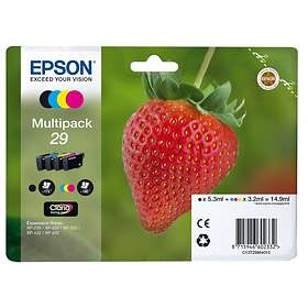 Epson 29 (Svart/Cyan/Magenta/Gul)