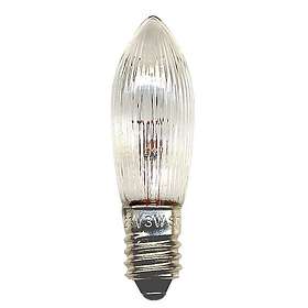 Star Trading Candle Bulb Clear E10 3W (Ø13, Dimbar)