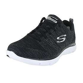 skechers flex appeal 2.0 black and white