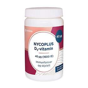 Nycoplus D3-vitamin 40mcg 100 Tabletter