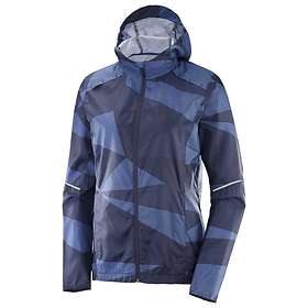 salomon agile wind print hoodie