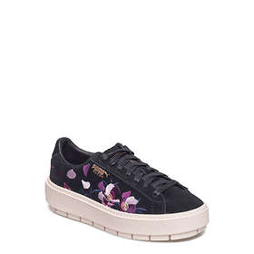 puma basket suede platform trace flowery pour femme puma basket suede platform trace flowery pour femme