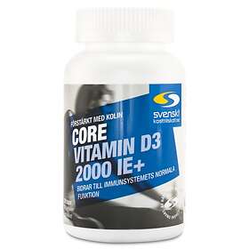 Svenskt Kosttillskott Core Vitamin D3 2000 IE+ 120 Kapslar