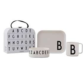 Design Letters A-Z Barnservis 3-delar Set