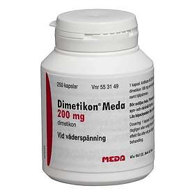 Dimetikon Meda 200mg 250 Kapslar