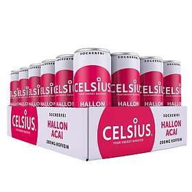 Celsius Hallon Acai Burk 355ml 24-pack