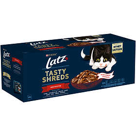 Latz Purina Tasty Shreds Farm Selection Pouches 44x0,08kg