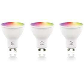 Deltaco SH-LGU10RGB 470lm GU10 5W (Dimbar) 3-pack